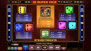 pagamenti 20 Super Dice