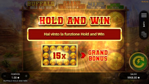 bonus Buffalo Hold and Win