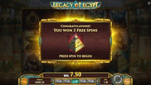 bonus Legacy of Egypt