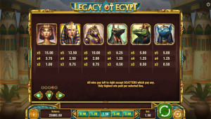 pagamenti Legacy of Egypt
