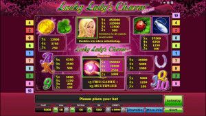 pagamenti Lucky Lady's Charm Deluxe