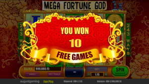 bonus Mega Fortune God