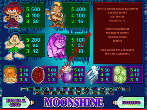 pagamenti Moonshine