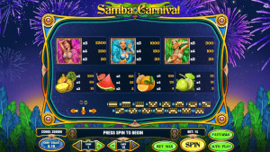 pagamenti Samba Carnival