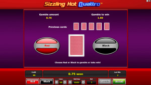 bonus Sizzling Hot Quattro