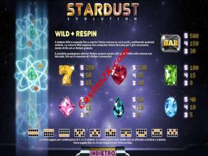 pagamenti Stardust Evolution