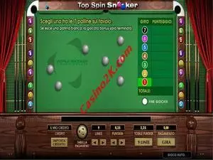 bonus Top Spin Snooker