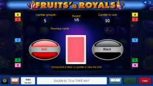 bonus Fruits and Royals