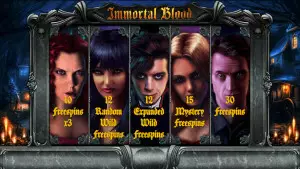 bonus Immortal Blood