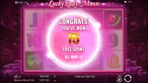 bonus Lucky Lady Moon