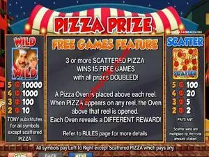 bonus Pizza Prize